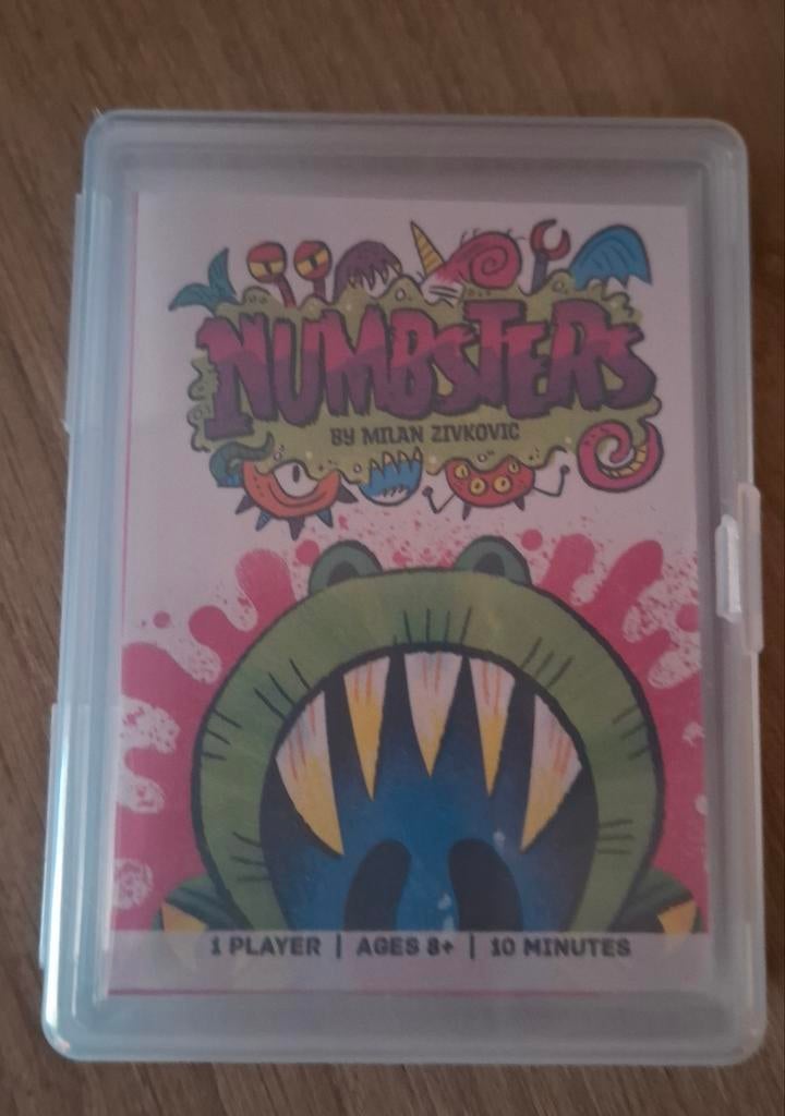 Button Shy Games Numbsters - Print & Play - Gesleeved, Een of twee spelers, Ophalen of Verzenden, Zo goed als nieuw, Button Shy Games