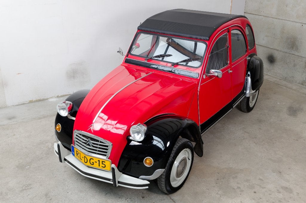 Citroen 2cv6 Rouge Vallelunga/Zwart, Voorwielaandrijving, 602 cc, Zwart, Overige carrosserieën