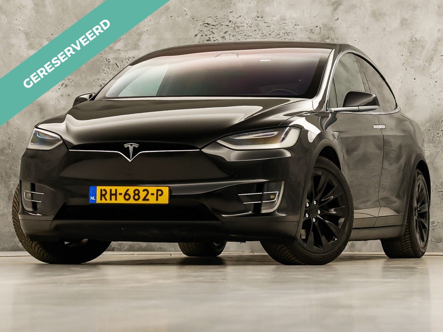 Tesla Model X 100D 7 Persoons 417Pk (AUTOPILOT, LUCHTVERING,, Auto's, Gebruikt, Zwart, 7 stoelen, Vierwielaandrijving