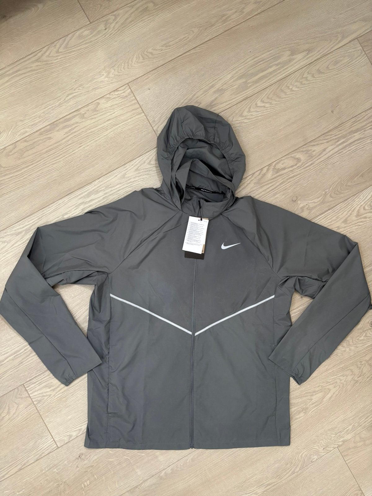 Nike Miler Men’s Repel Running Jacket, Ophalen of Verzenden, Nieuw, Maat 48/50 (M), Grijs