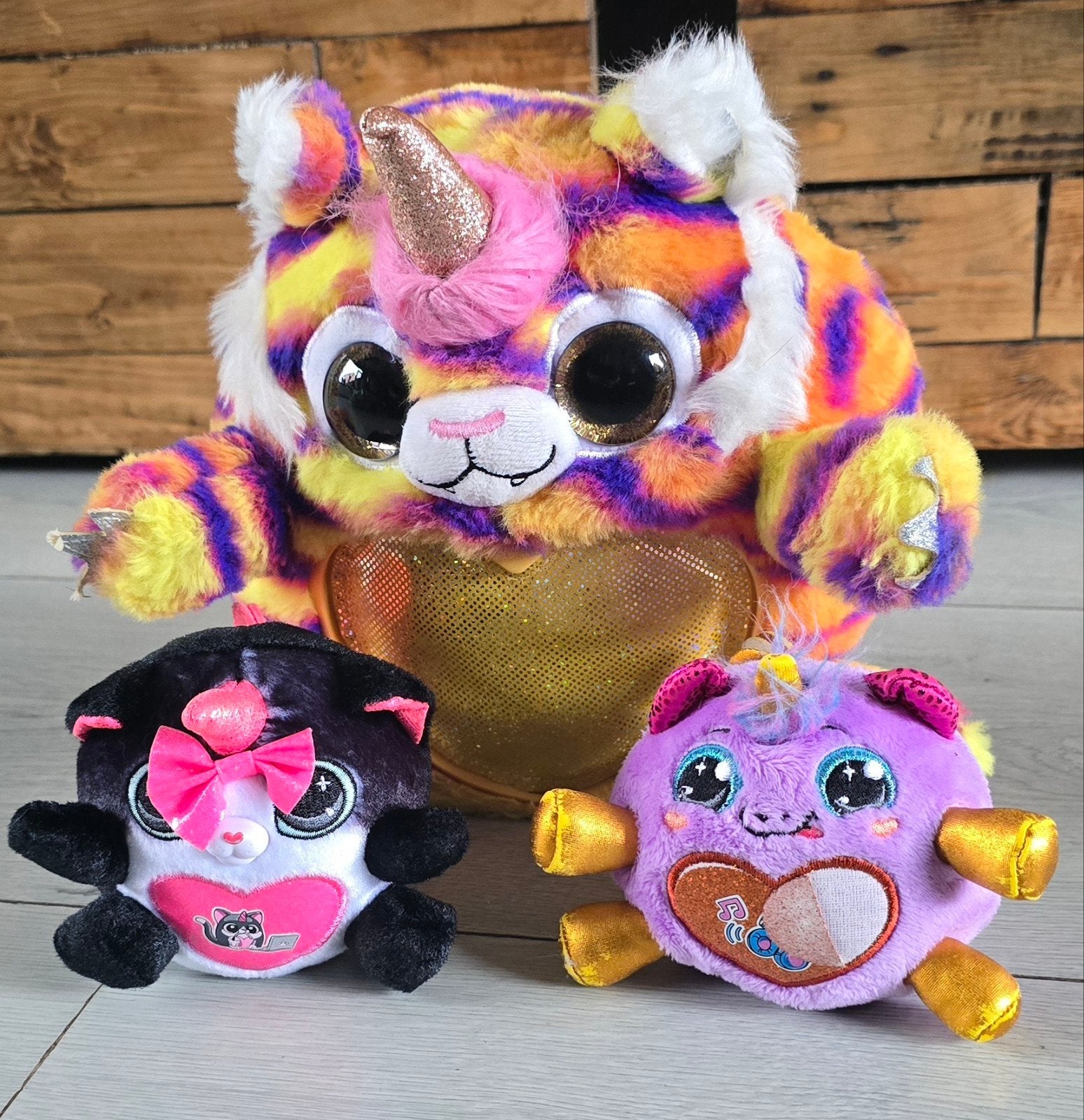 Zuru Rainbocorns Wild Heart Surprise Tiger en 2 kleine, Gebruikt, Overige karakters, Ophalen of Verzenden, Middelgroot (20 tot 80 cm)