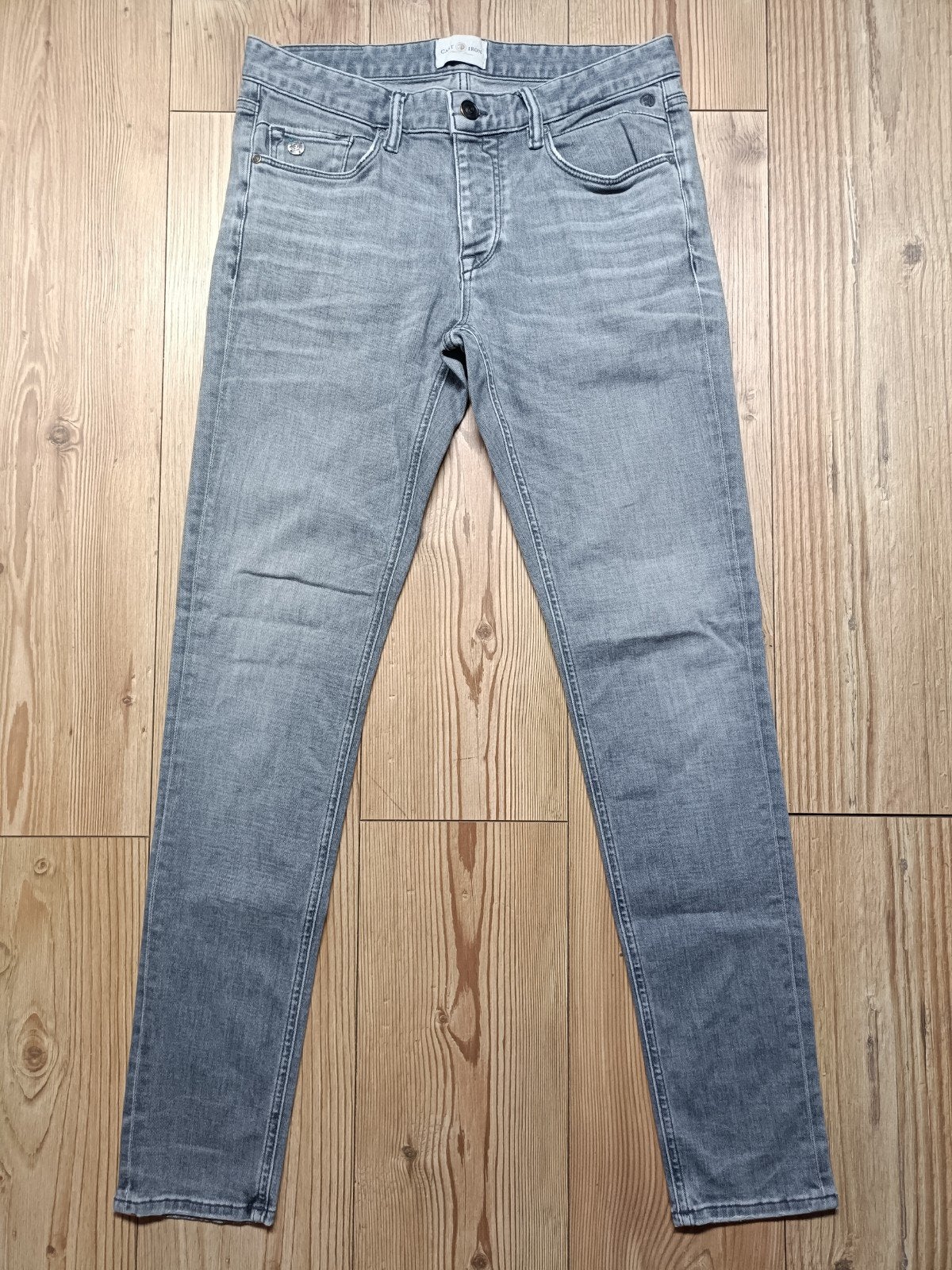 Cast Iron stretch maat 32-34, Ophalen of Verzenden, Zo goed als nieuw, Grijs, W32 (confectie 46) of kleiner