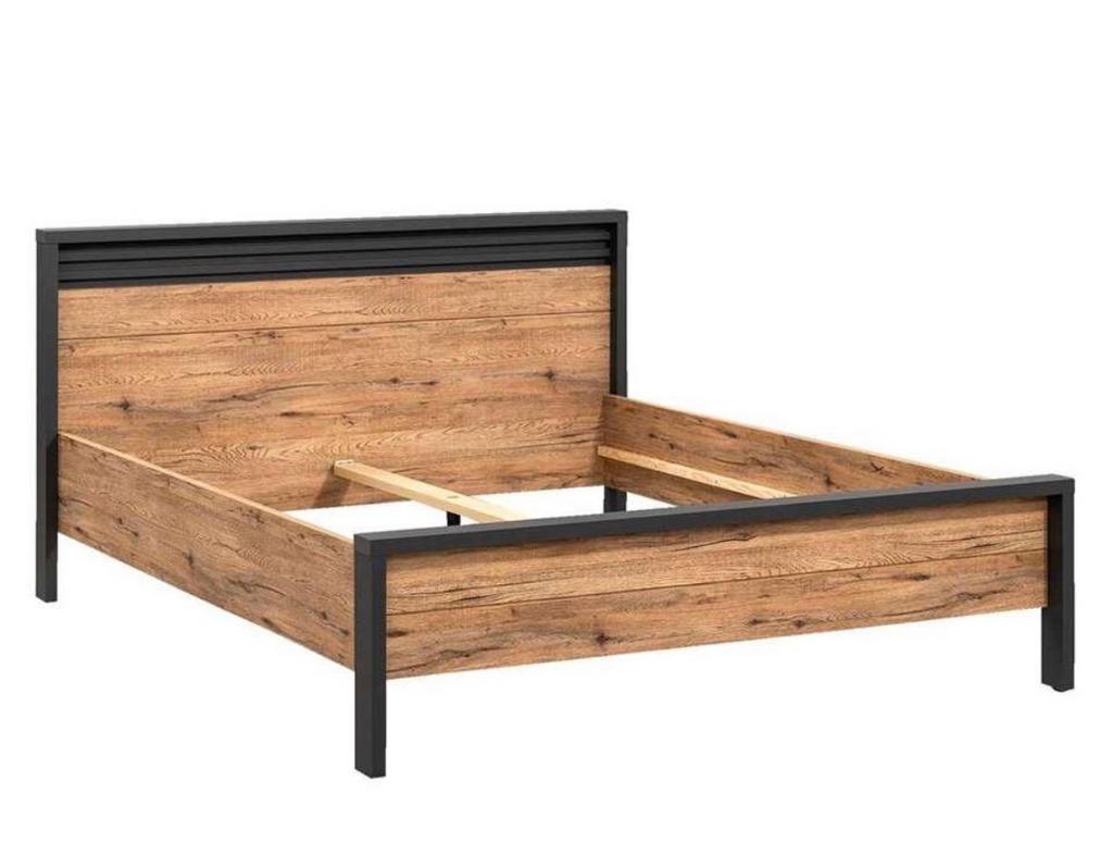 2 persoons bed ombouw 180 x 200 Leen Bakker Harvey serie, Ophalen, Tweepersoons, Zo goed als nieuw, 180 cm