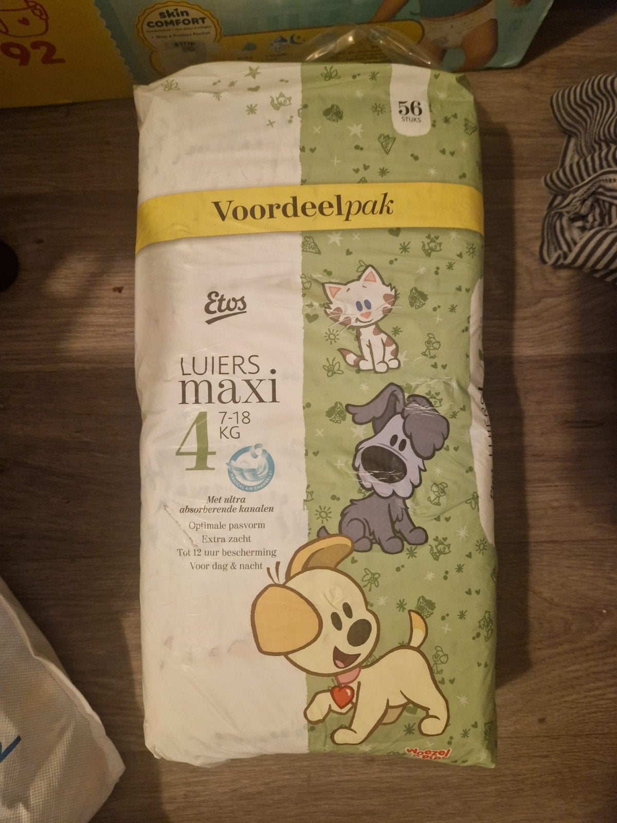 2 pakken luiers maat 4, Ophalen of Verzenden, Nieuw, Overige typen