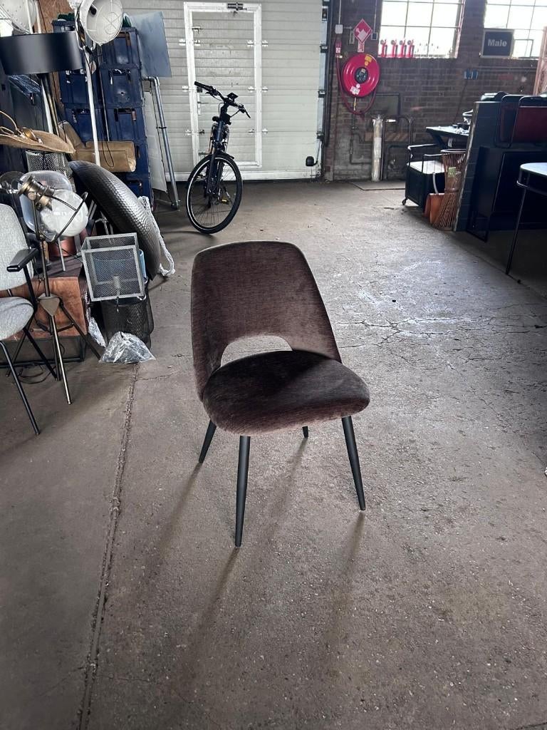 1 eetkamerstoel donkerbruin outlet korting, Ophalen, Bruin, Nieuw, Eén