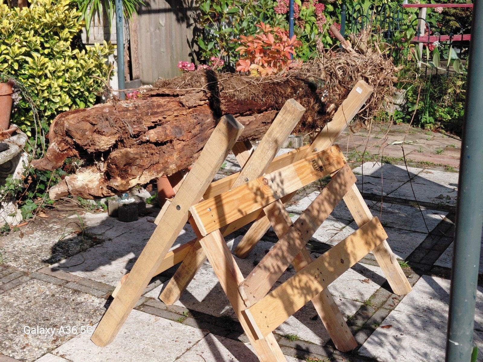 Houten stabiele zaagbok, Minder dan 3 m³, Ophalen of Verzenden