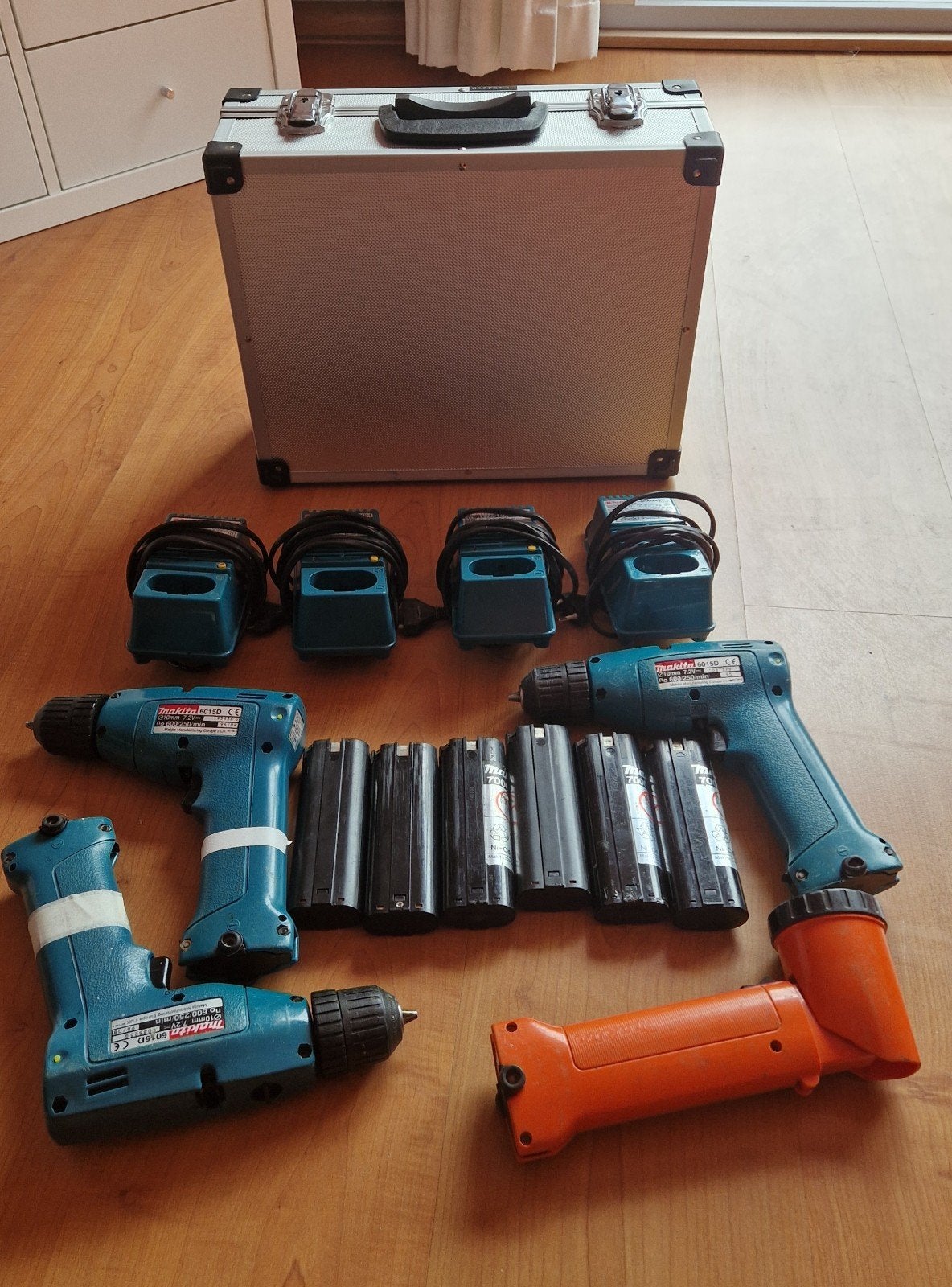 makita schoeftol  3 stuks en koffer, Ophalen of Verzenden, Gebruikt, Boor- en Schroefmachine