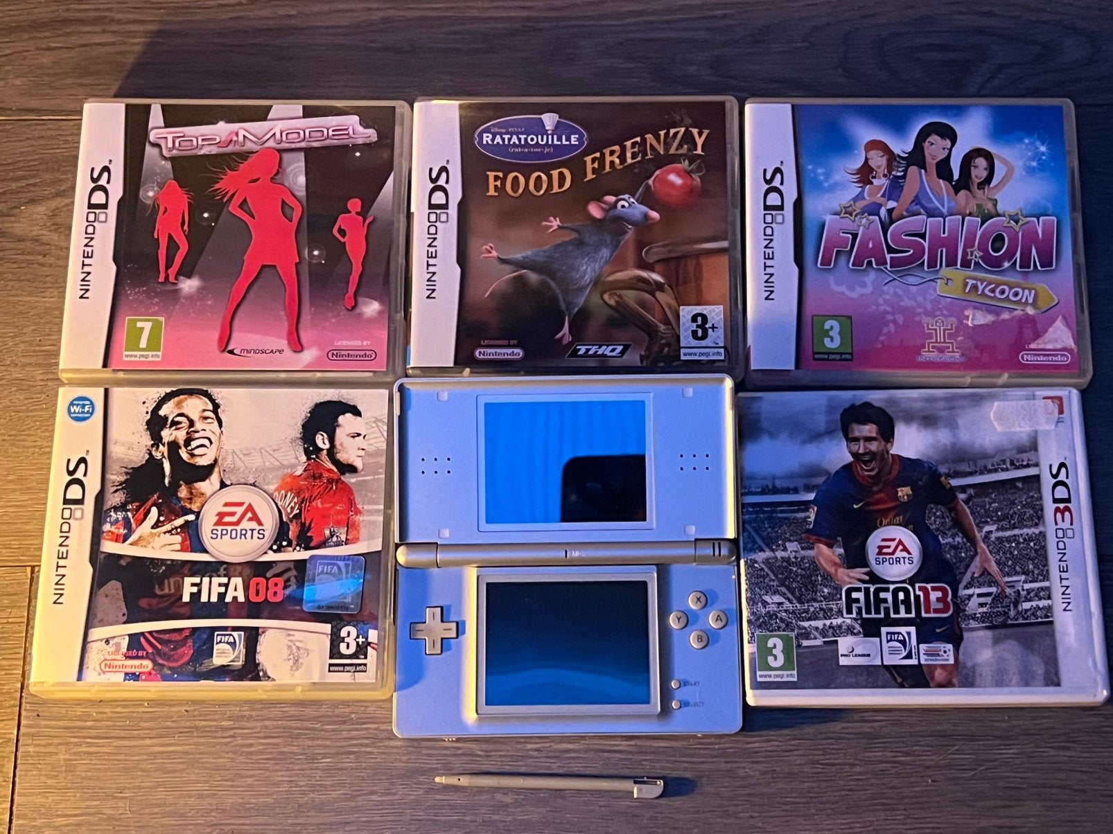 Nintendo DS Lite Zilver Met Games, Spelcomputers en Games, Met games, Ophalen of Verzenden, Zo goed als nieuw, Zilver