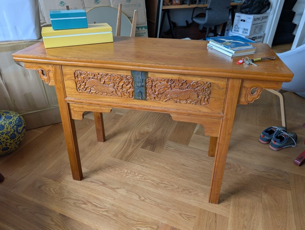 Antique chinese desk, Ophalen