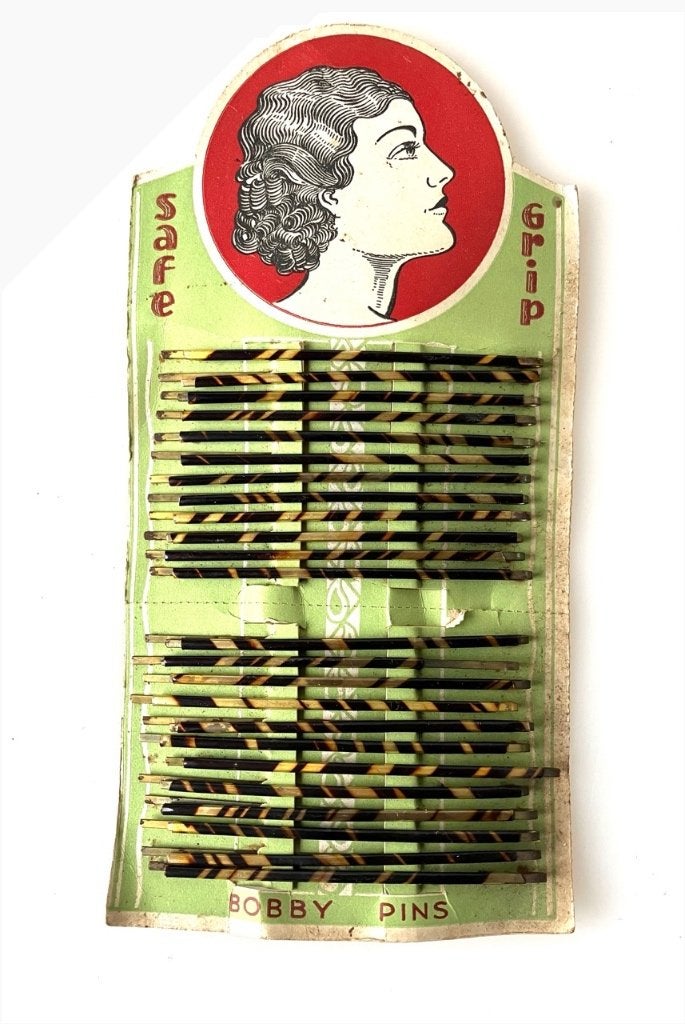 Vintage haarspelden / Bobby Pins - op verpakking, Verzenden, Gebruikt, Haarspeld