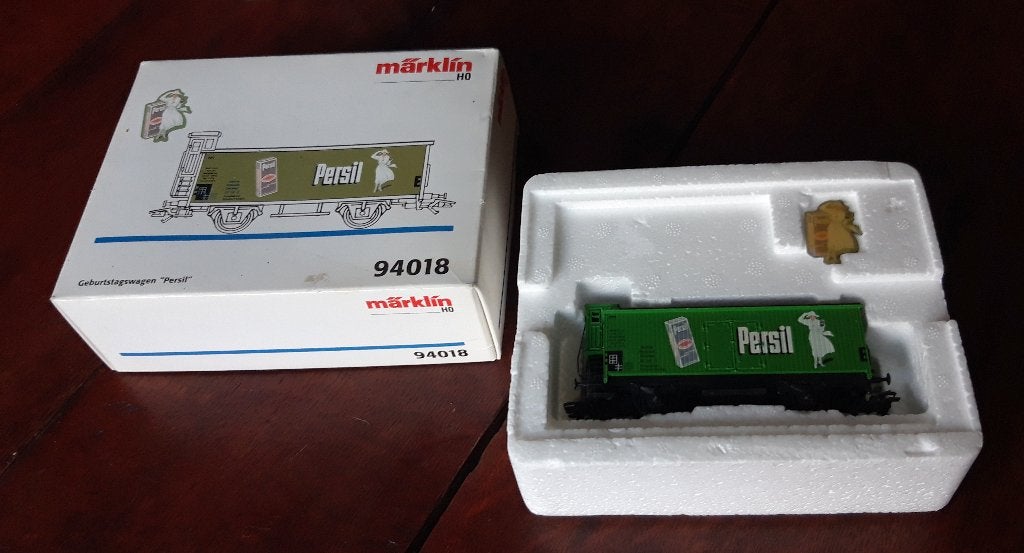 Märklin 94018 H0 "Geburtstagswagen" Persil, Ophalen, Wisselstroom, Gebruikt, Wagon