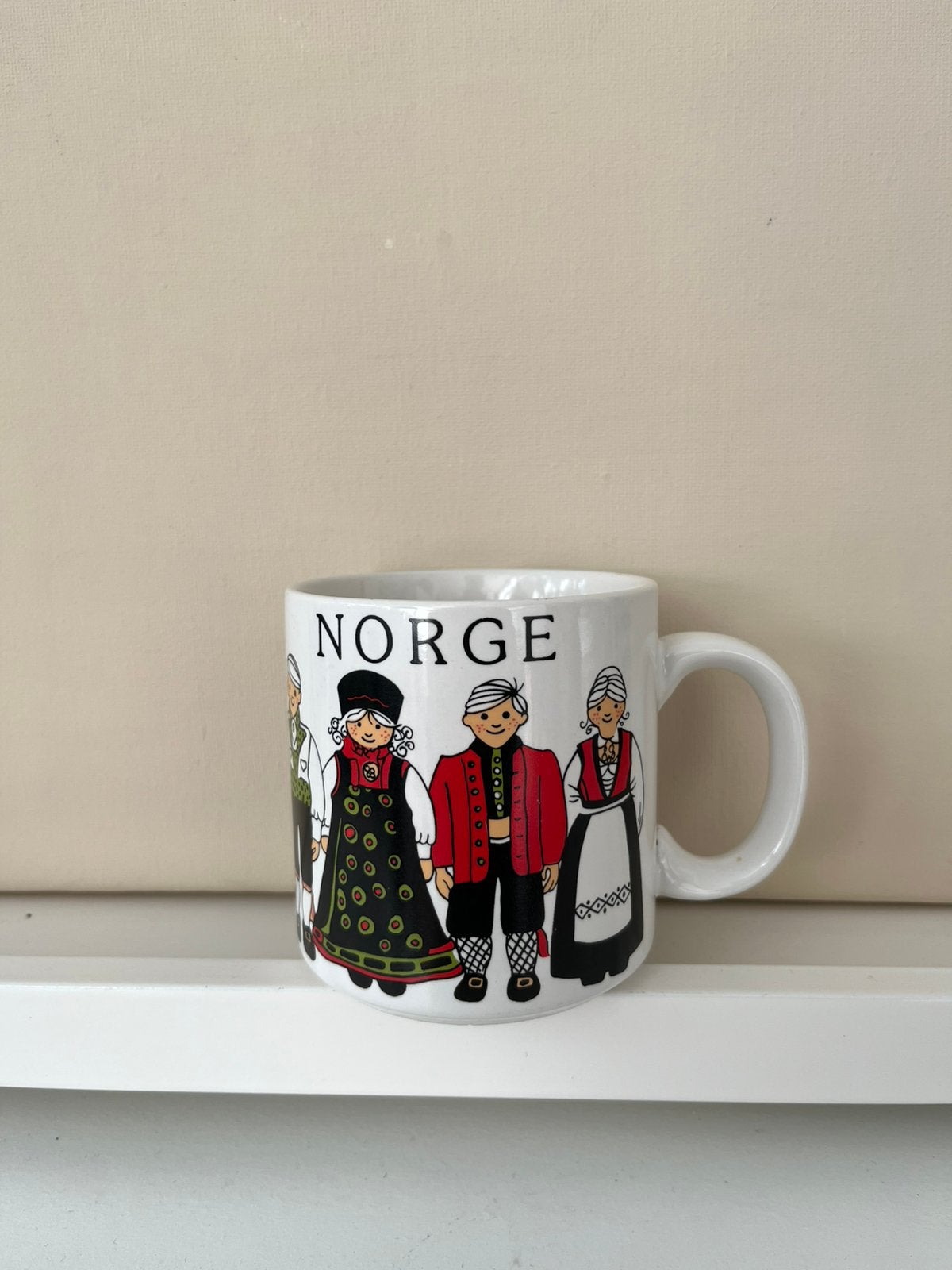 Vintage beker Norge -Leif Thesen, Antiek en Kunst, Ophalen of Verzenden