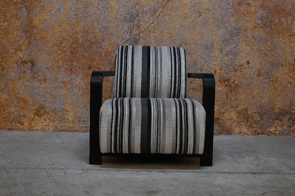 ZGANieuw fraaie stoffen Leolux Hemmingway design fauteuil, Huis en Inrichting, Leolux, Leolux, 75 tot 100 cm, Ophalen of Verzenden