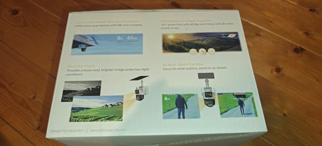 Dahua 4G Beveiligingscamera 3+3MP met Zonnepaneel NIEUW, Ophalen of Verzenden, Nieuw, Buitencamera