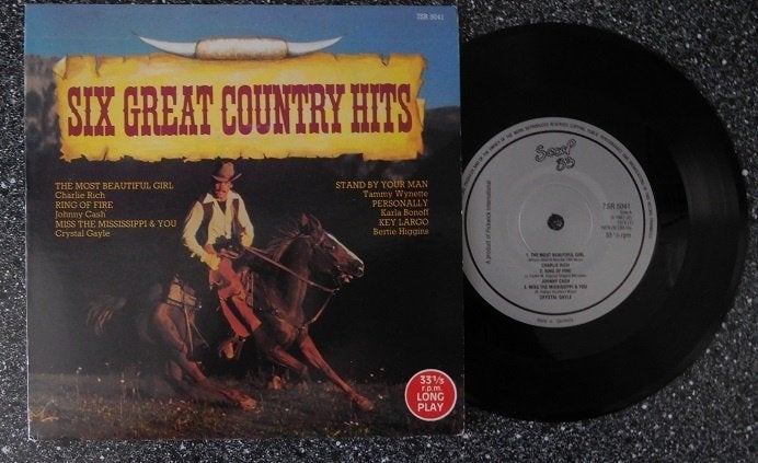Div. - six great country hits (vanaf € 2,00), Cd's en Dvd's, Vinyl Singles, Zo goed als nieuw, Country en Western, 7 inch, Ophalen of Verzenden