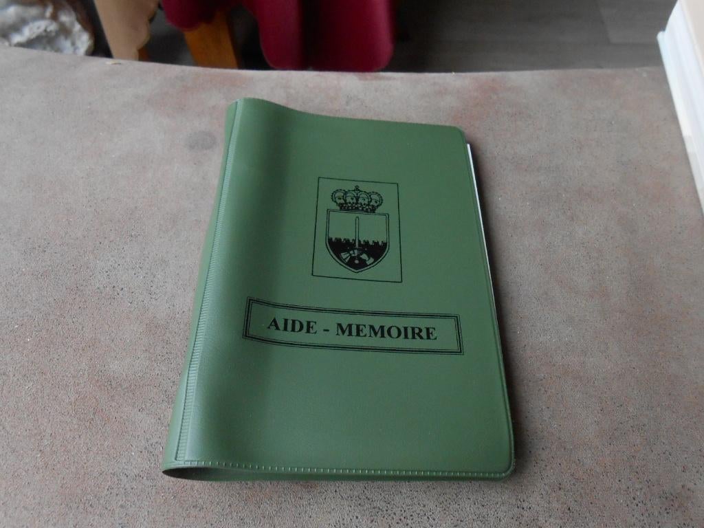 AIDE - MEMOIRE, Boeken, Oorlog en Militair, Gelezen, Niet van toepassing, Ophalen of Verzenden, Overige onderwerpen