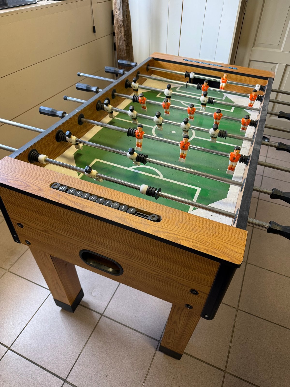 Tafelvoetbaltafel., Ophalen, Gebruikt