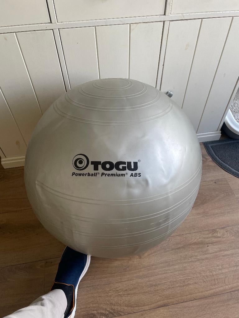Togu powerball prem abs 75 cm, met mechanische pomp, Sport en Fitness, Ophalen, Gebruikt, Fitnessbal