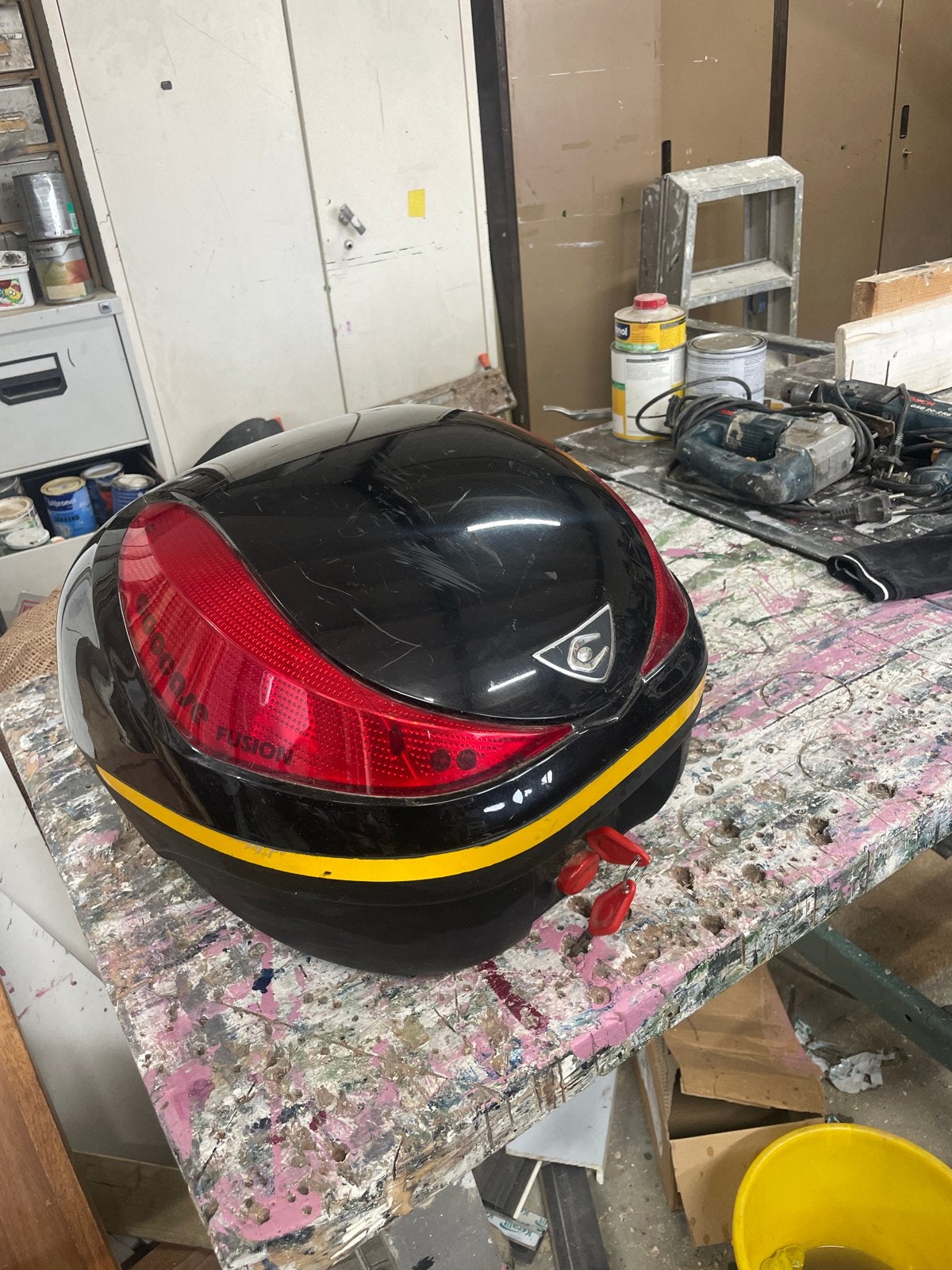 Coocase Fusion topkoffer voor scooter/motor, Motoren, Accessoires | Koffers en Tassen, Ophalen of Verzenden, Zo goed als nieuw