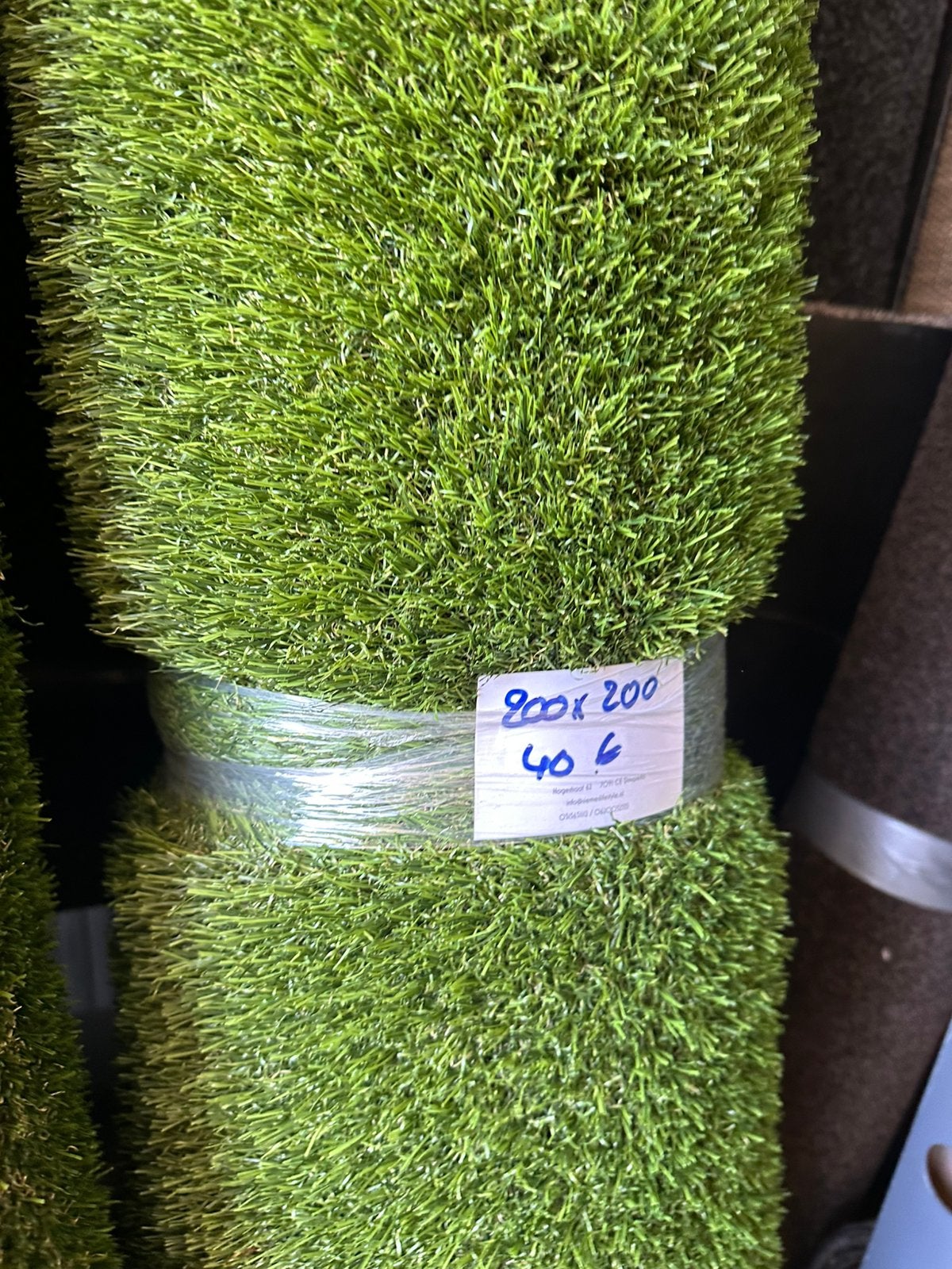 Kunstgras 40mm 200x200 NIEUW!, Tuin en Terras, Ophalen, Nieuw, Minder dan 10 m², Kunstgras