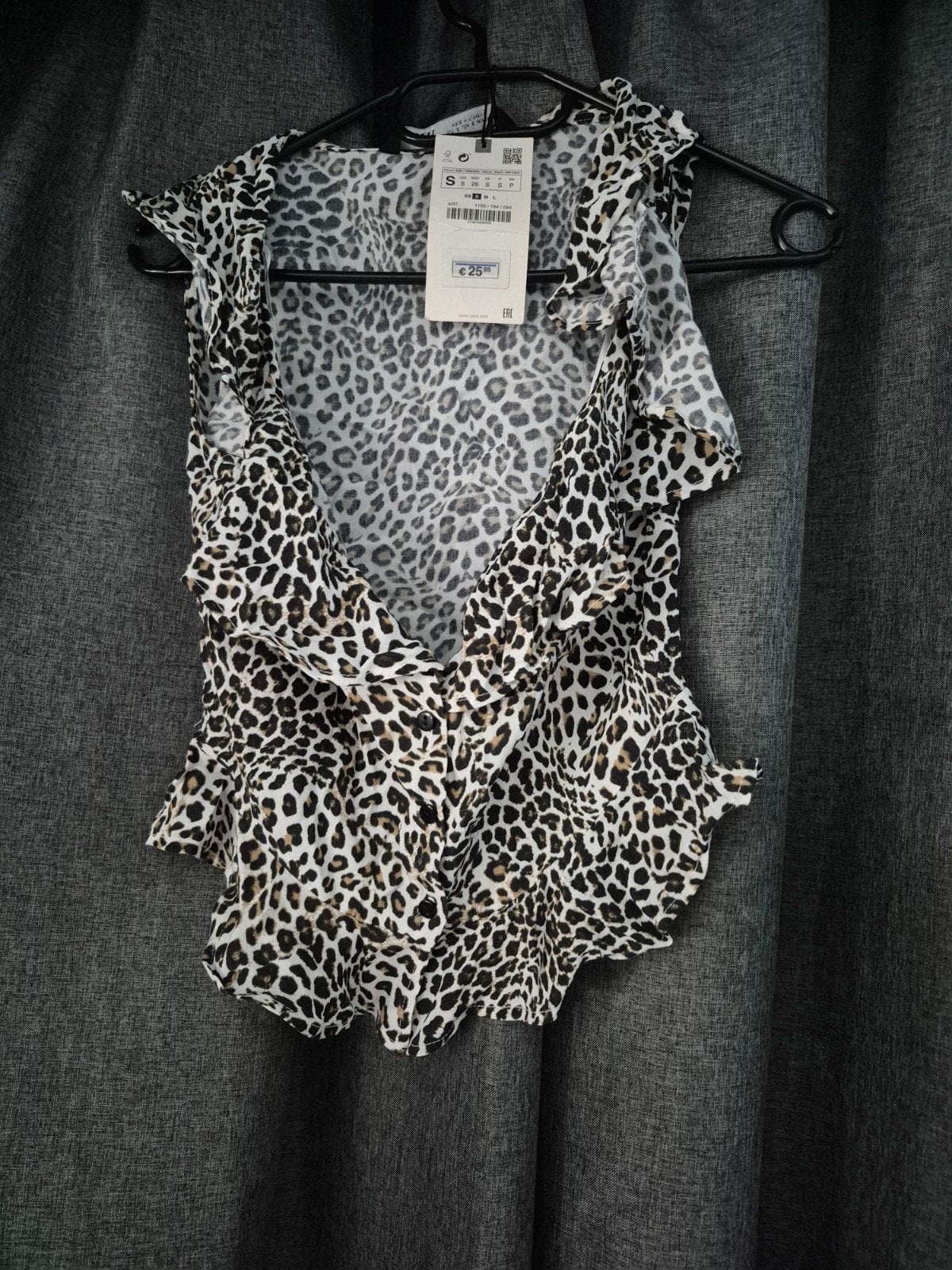 Nieuwe Zara Blouse met Luipaardprint - Maat S, Ophalen of Verzenden