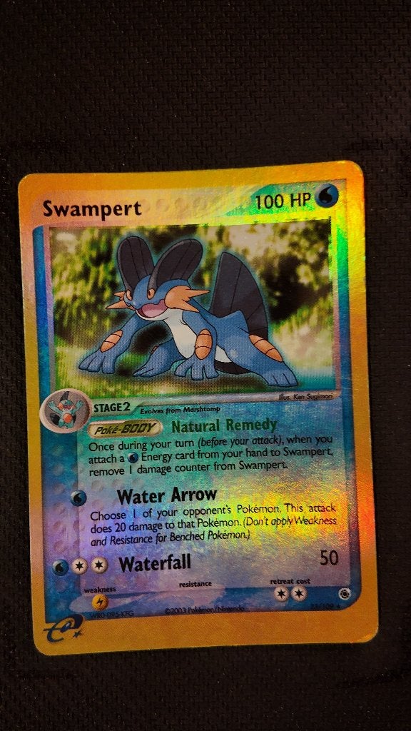 Swampert 1 23 Ruby & Sapphire | Pokemon kaart, Ophalen, Zo goed als nieuw, Losse kaart, Foil