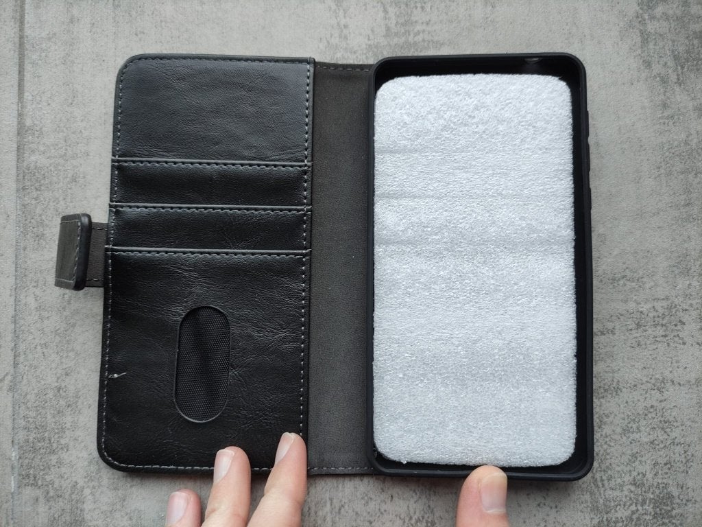 Nieuw! Telefoonhoesje Nokia 6 zwart leer, Ophalen of Verzenden, Nieuw