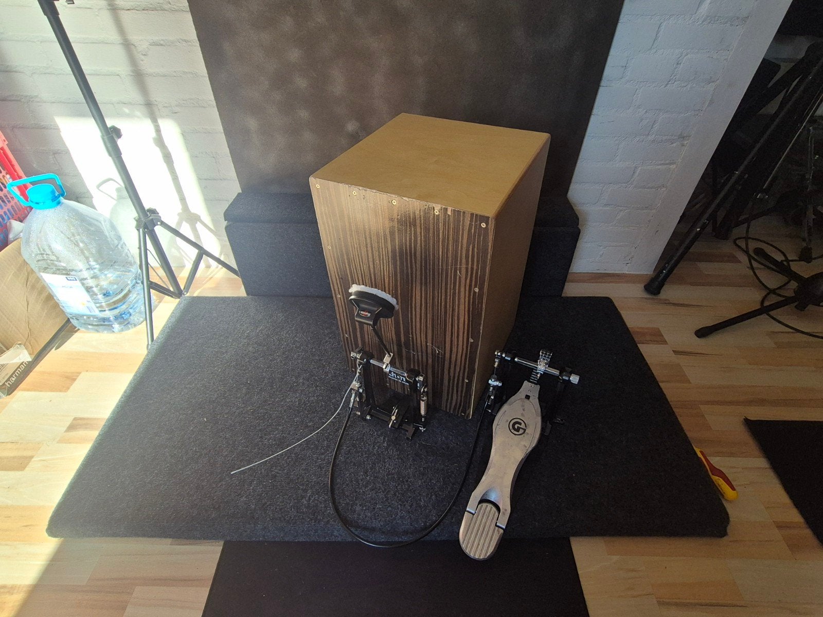 Cajon met Cajon Pedaal, Ophalen of Verzenden, Zo goed als nieuw, Trommel