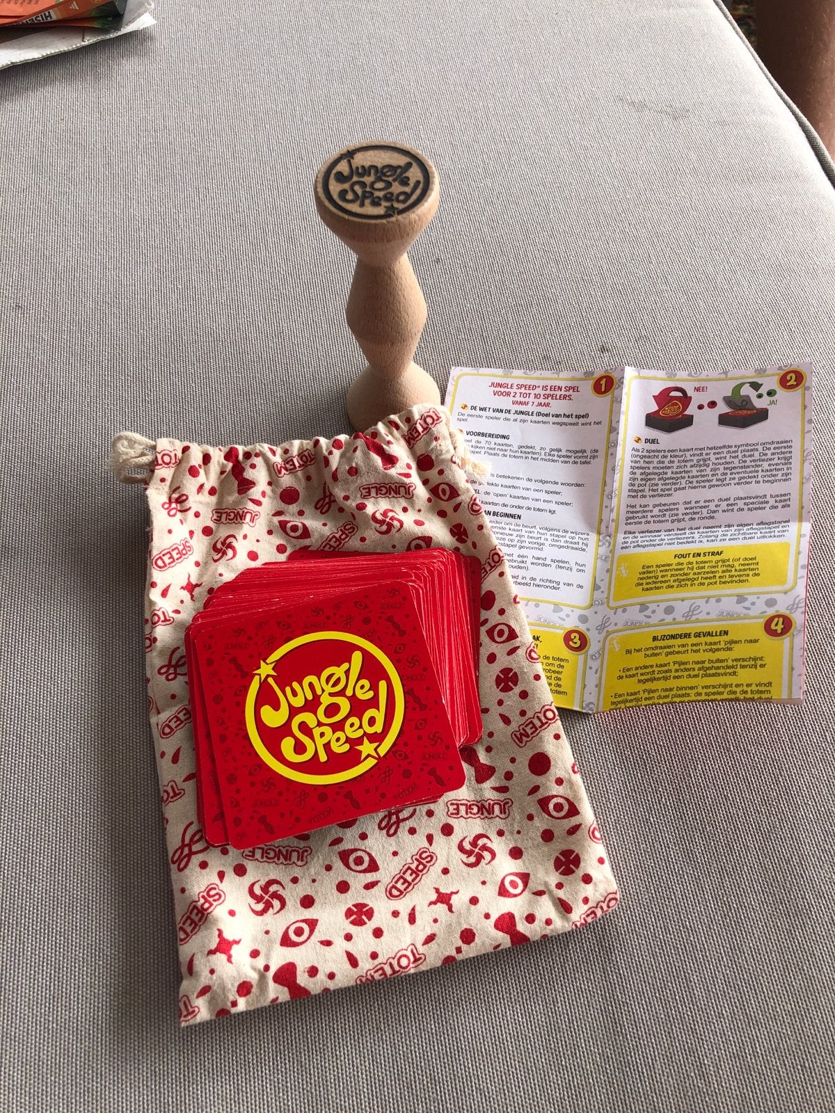 Jungle Speed - Nagenoeg nieuw, compleet!, Een of twee spelers, Ophalen of Verzenden, Zo goed als nieuw
