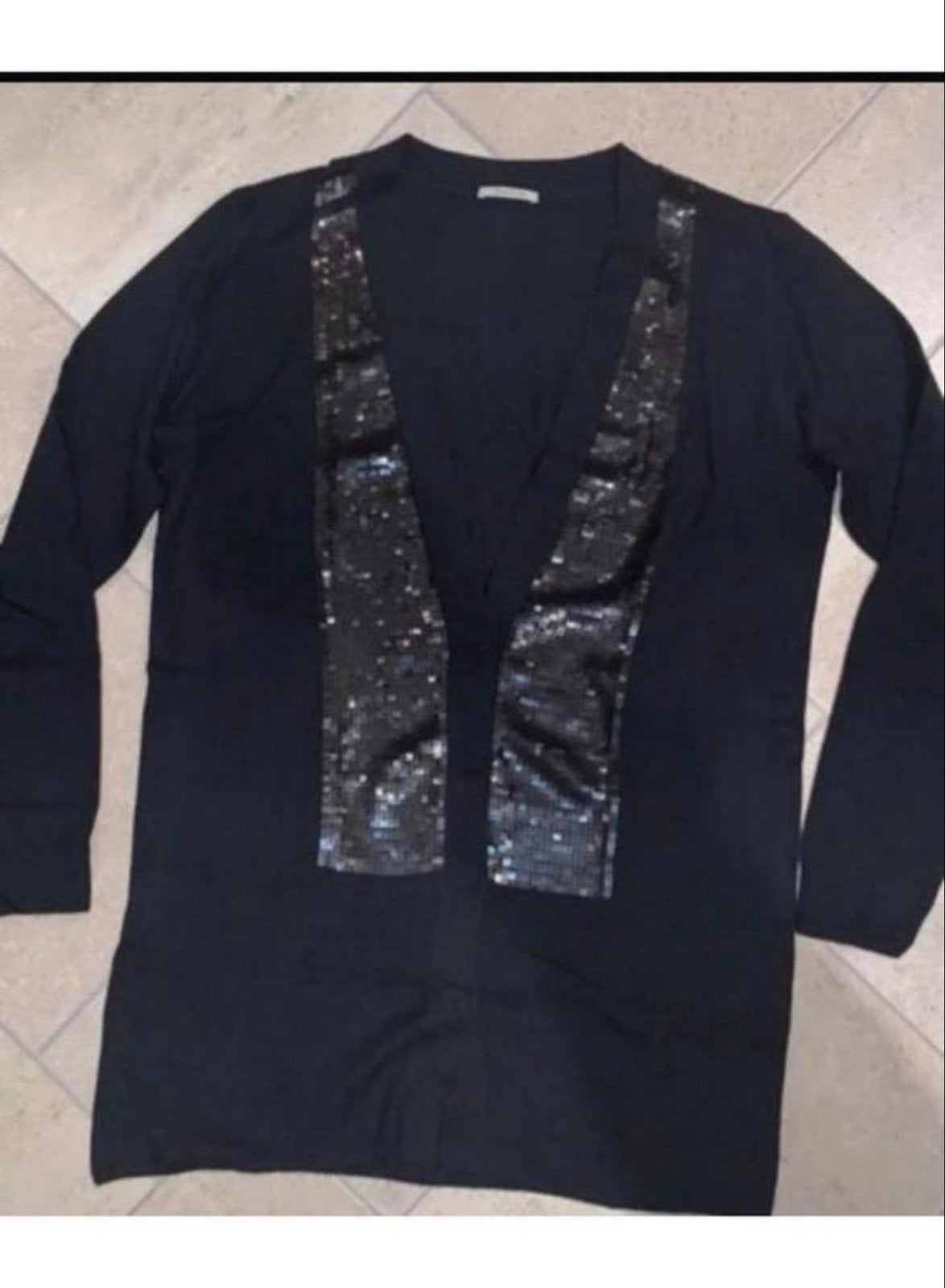 Intimissimi vest met pailletten, Kleding | Dames, Ophalen of Verzenden, Gedragen, Maat 38/40 (M), Zwart