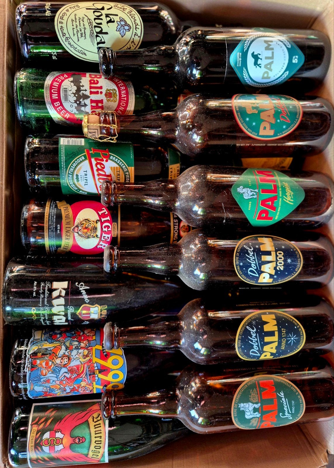 bier proeven, sparen, verjaardag op bier datum. vol of leeg., Ophalen of Verzenden, Zo goed als nieuw, Overige merken