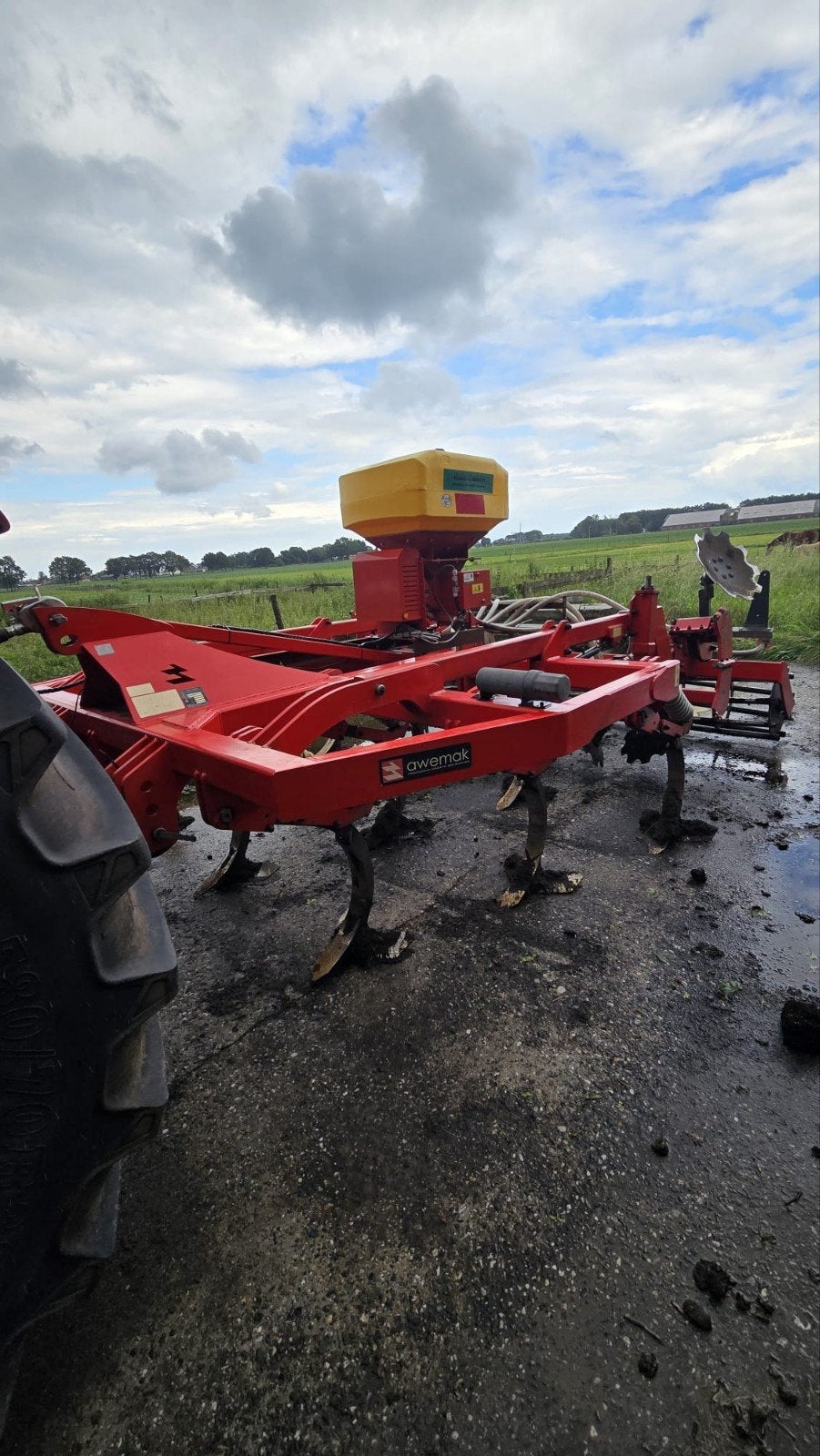 Awemak cultivator met zaaibak, Zakelijke goederen, Agrarisch | Werktuigen, Ophalen, Grondbewerking