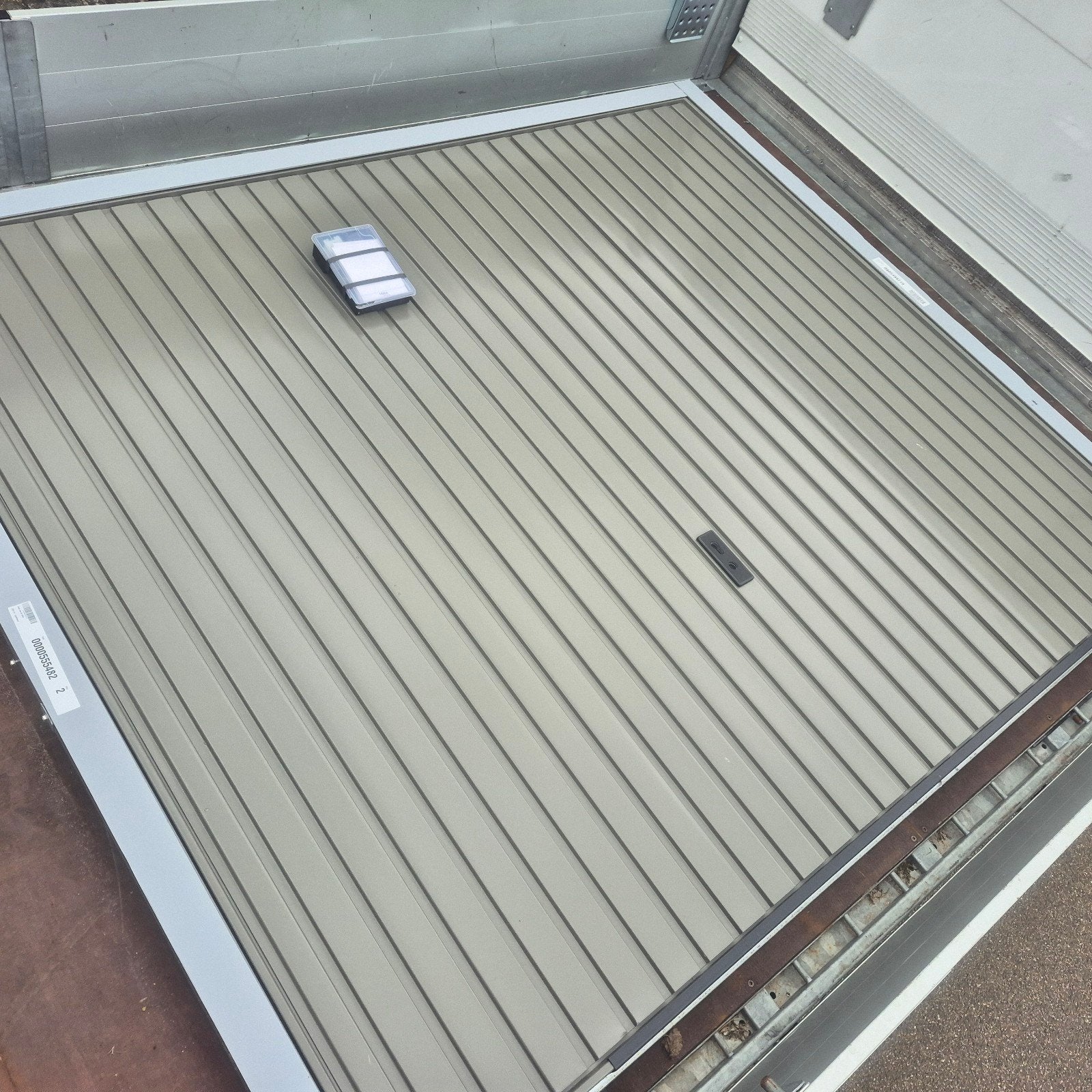 Nieuwe garagedeur 2500 x 2075 mm, Ophalen, 120 cm of meer, Metaal, 200 tot 215 cm