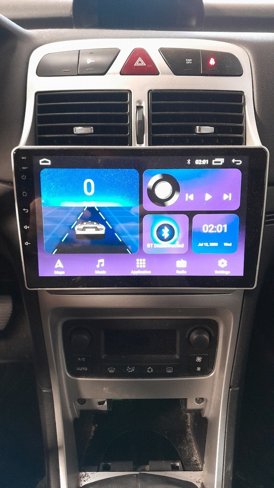 mooie pasklaar scherm met navigatie voor peugeot 307, Ophalen of Verzenden