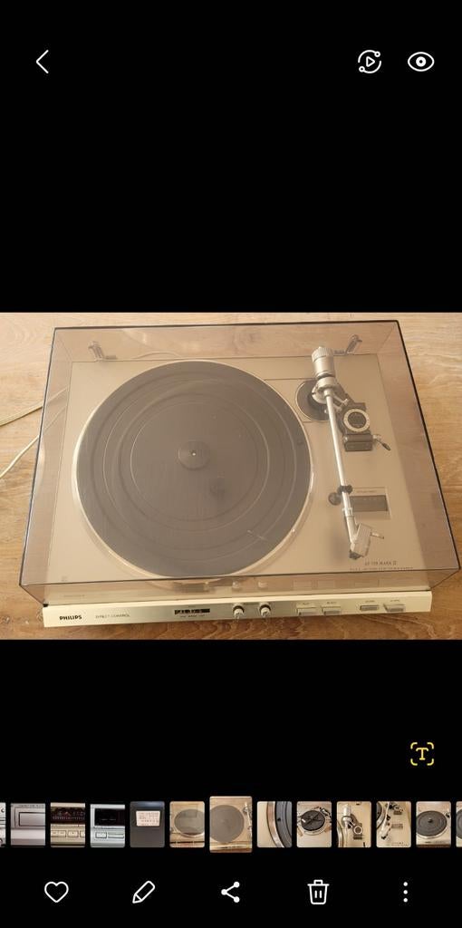 Vintage Philips Platenspeler - Direct Control, Ophalen, Philips, Gebruikt, Automatisch