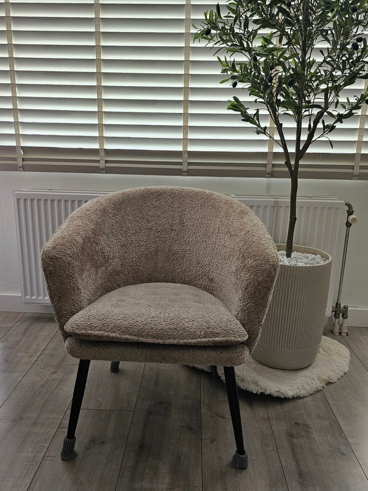 Leen Bakker fauteuil Cloe, Huis en Inrichting, Ophalen, Zo goed als nieuw, Stof, 50 tot 75 cm