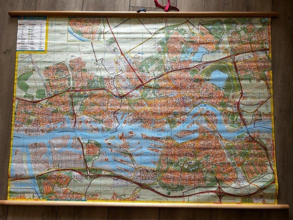 Schoolplaat van Rotterdam, Antiek en Kunst, Ophalen of Verzenden, Natuur en Biologie