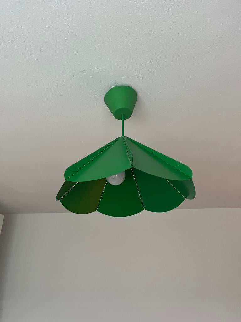 Te koop Ikea hanglamp groen, Ophalen, Zo goed als nieuw, Minder dan 50 cm