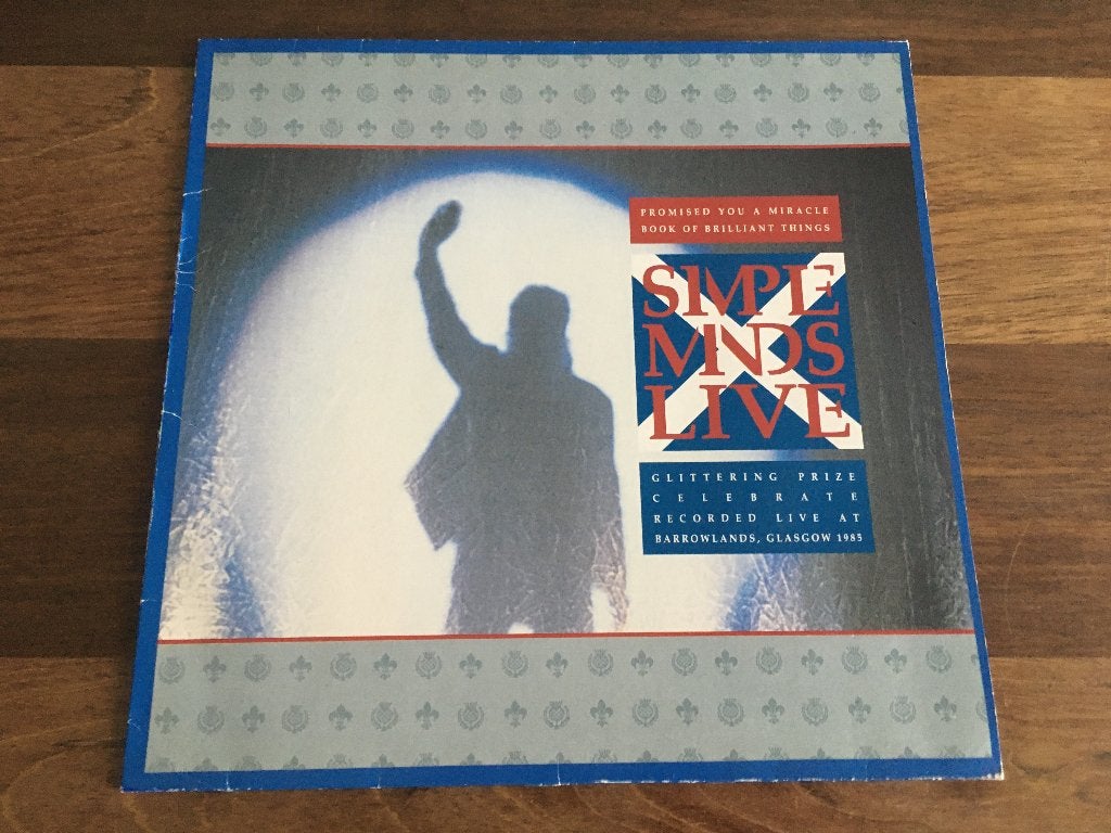 Vinyl Maxisingle Simple Minds Live Promised You + 3Tracks EU, Gebruikt, Ophalen of Verzenden, Pop, EP