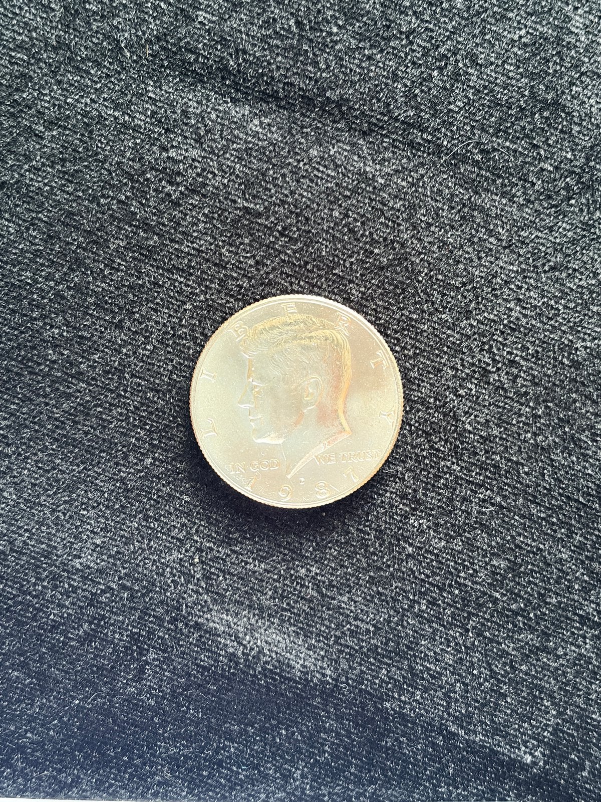 USA 1987 D Kennedy clad half dollar ZELDZAAM, Ophalen, Noord-Amerika