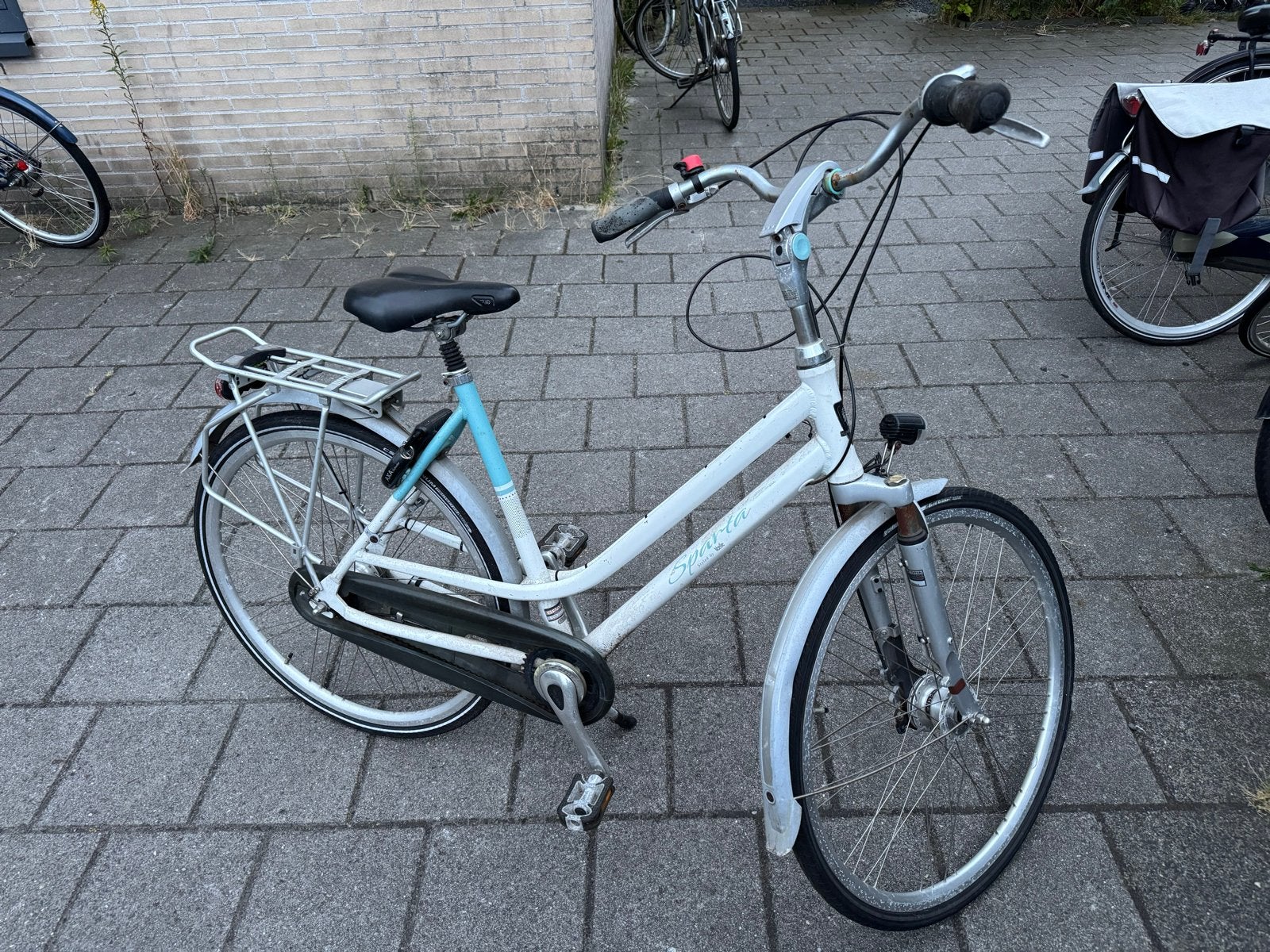 Sparta damesfiets met lage instap en versnellingen, Ophalen, Sparta, 50 tot 53 cm, Trommelrem