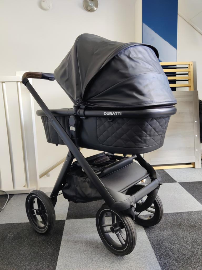 Dubatti kinderwagen, Ophalen, Zo goed als nieuw, Overige merken, Verstelbare duwstang