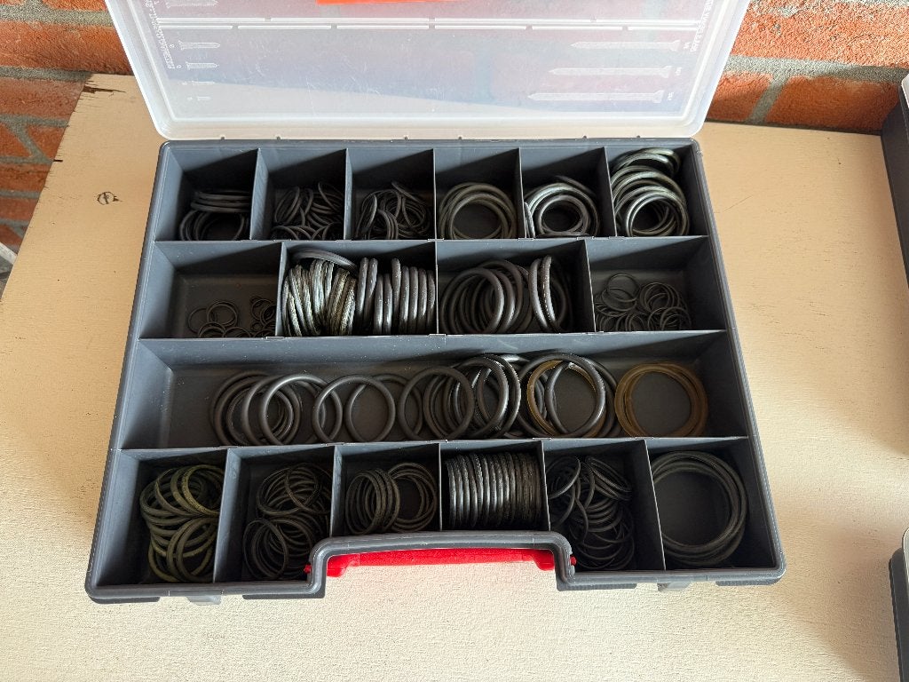 Rubberen ringen in sorteerbak, Doe-het-zelf en Verbouw, Buizen en Afvoer, Ophalen, Afvoer, Pvc, Minder dan 2 meter