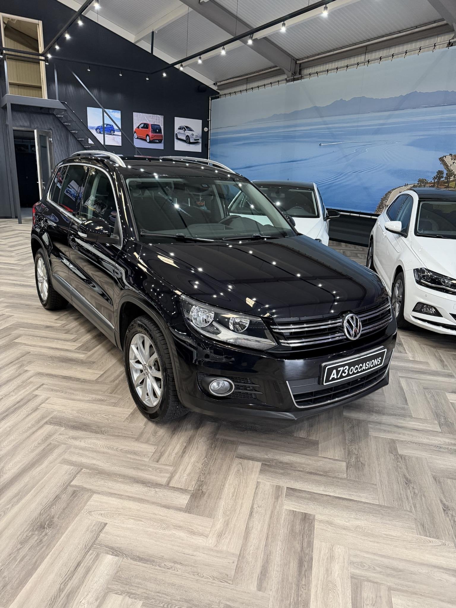 Volkswagen Tiguan 2.0 TSI Sport&Style 4Motion AUTOMAAT TREKH, Automaat, Euro 5, Gebruikt, Zwart