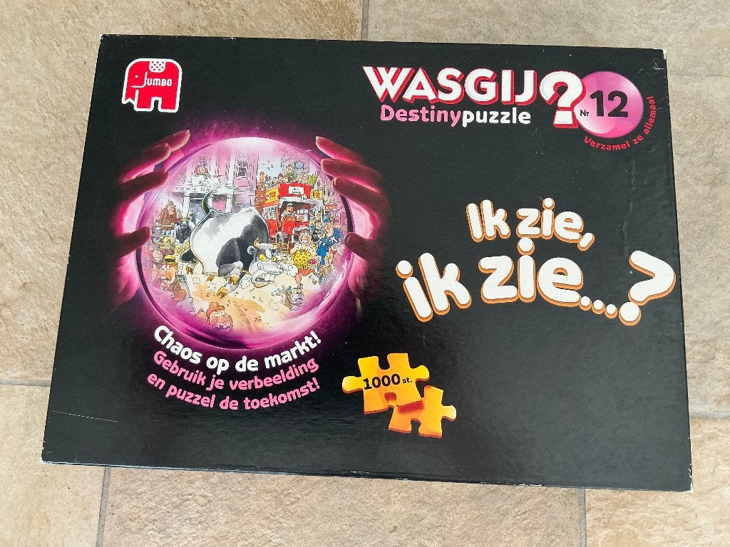 Wasgij? Destiny 12 compleet 1000 stukjes ook ruilen, Ophalen, 500 t/m 1500 stukjes, Zo goed als nieuw, Legpuzzel