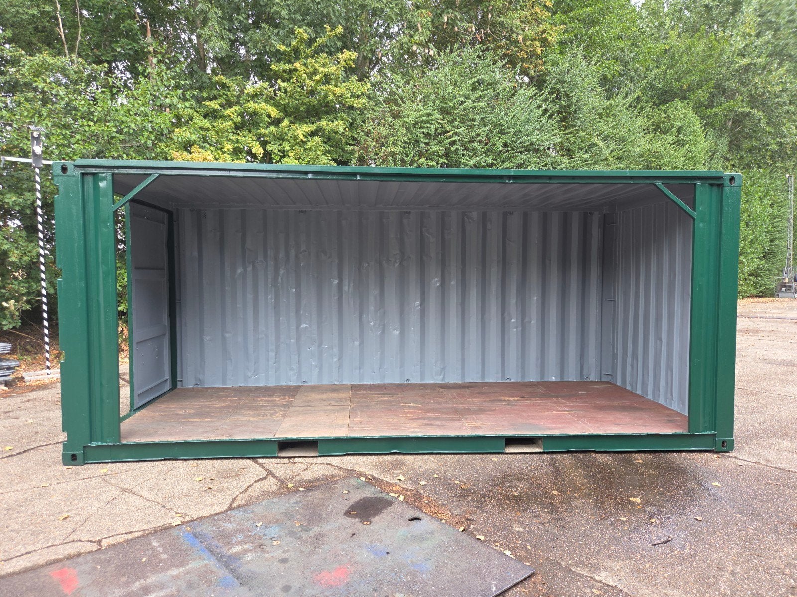 20 ft schuilstal/doorloopstal container, Verzenden