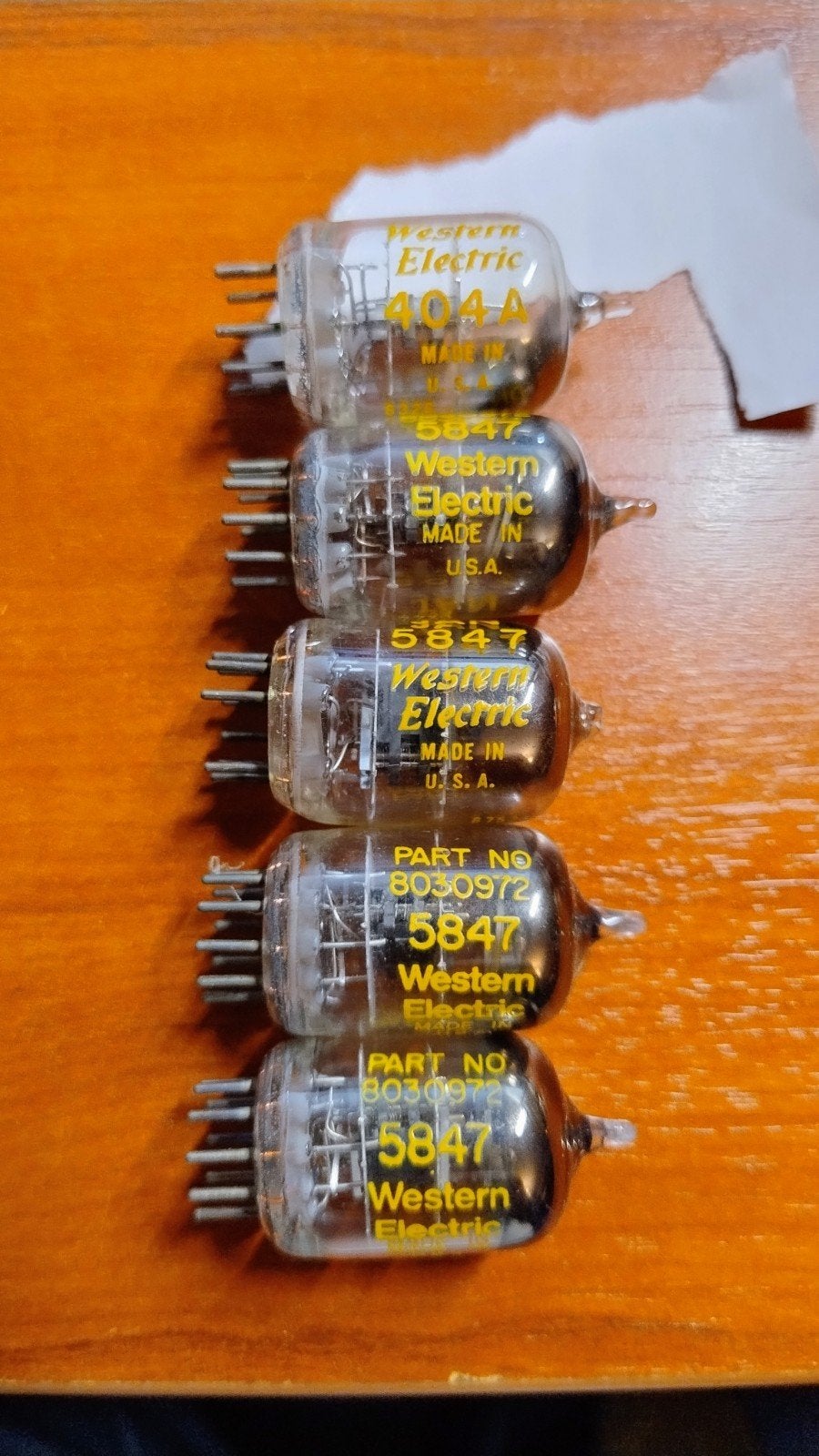 5x Western Electric 404A / 5847 Audiobuizen, Ophalen of Verzenden