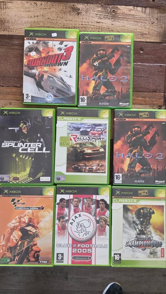 Xbox Games Collectie - Burnout, Halo, Splinter Cell, MotoGP, Avontuur en Actie, Online, Gebruikt, Ophalen of Verzenden