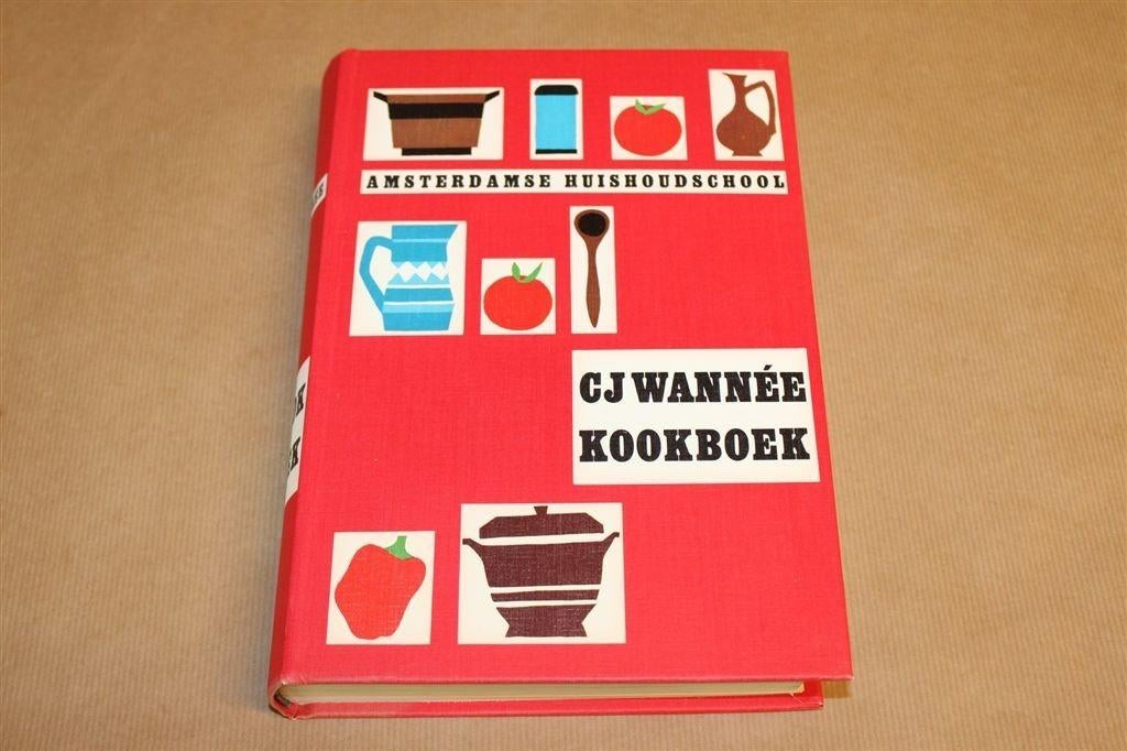 Kookboek Amsterdamse Huishoudschool — Wannee, ca. 1970, Boeken, Kookboeken, Gelezen, Nederland en België, Ophalen of Verzenden
