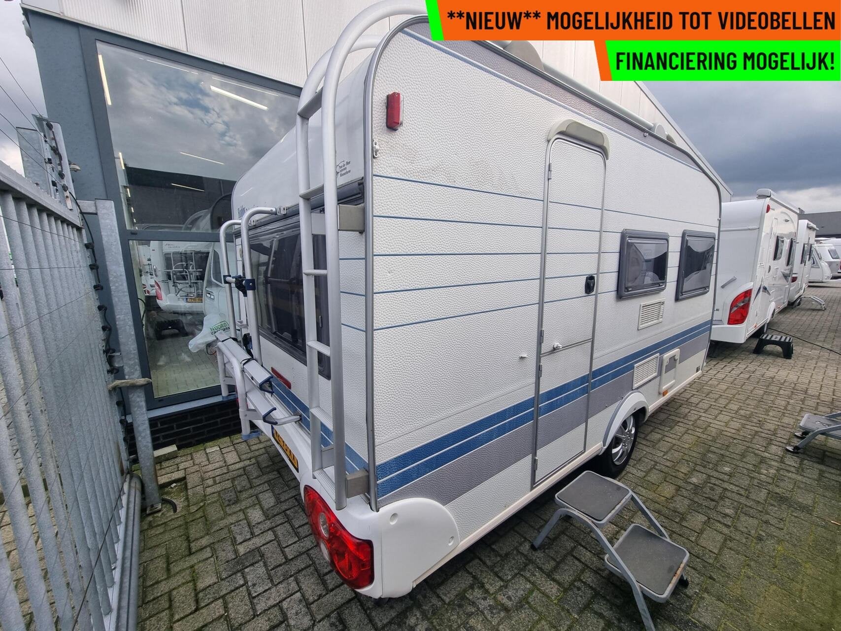 Hobby DE LUXE 400 KB VOORTENT + STAPELBED + LUIFEL + 4 PERS, Hobby, Bedrijf, 750 - 1000 kg, 5 tot 6 meter